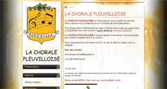 Desktop Screenshot of chorale-pleuvilloise.com